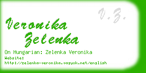 veronika zelenka business card